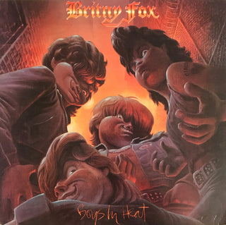 Britny Fox- Boys In Heat (Sleeve Wear. Writing On Sleeve)