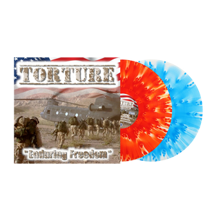 Torture- Enduring Freedom (Cloudy Red, Cloudy Blue Vinyl) (DAZE Records)