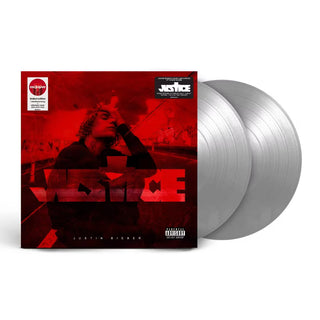 Justin Bieber- Justice (Red Cover, Silver Vinyl)