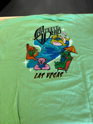 Grateful Dead Las Vegas T-Shirt, Green, XL