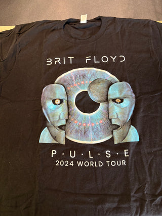 2024 Brit Floyd Pulse World Tour T-Shirt, Black, L