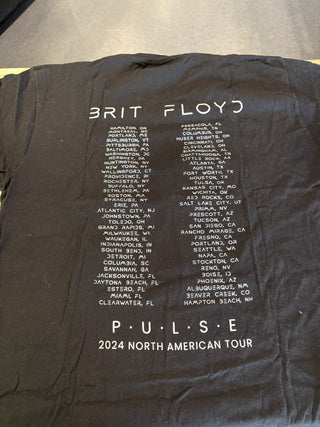 2024 Brit Floyd Pulse World Tour T-Shirt, Black, L