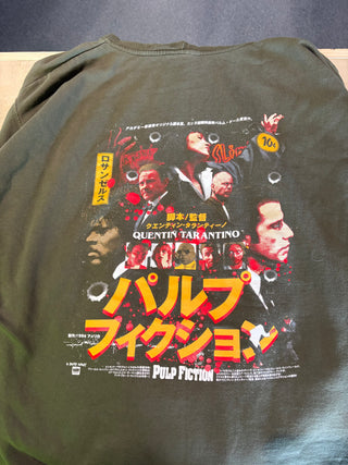 Rucking Fotten Pulp Fiction Hoodie, Olive Green, 2XL