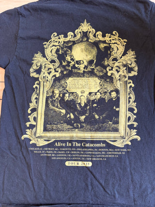 Queens Of The Stone Age Alive In The Catacombs 2025 Tour T-Shirt, Black, M