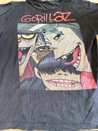 2010s Gorillaz Group Shot T-Shirt, Black, M