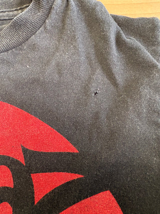 2010 Gorillaz 2D Red Dot T-Shirt, Black, XS (Minor Snag On Chest, See Description)