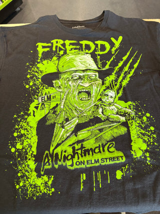 Nightmare On Elm Street Freddy T-Shirt, Black, XL