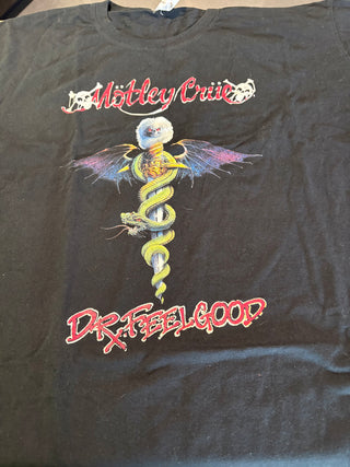 Motley Crue Dr Feelgood T-Shirt, Black, 2XL