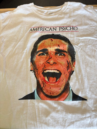 American Psycho Bateman T-Shirt, White, XL