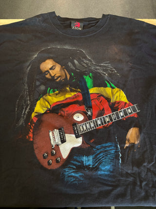 Bob Marley Zion Rootswear T-Shirt, Black, XL