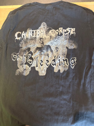 Cannibal Corpse The Bleeding Longsleeve T-Shirt. Black, M
