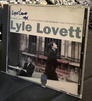 Lyle Lovett– I Love Everybody (Signed 1994 Promo w/sticker on booklet)