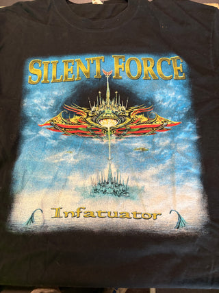 Silent Force Infatuator European Tour 2002 T-Shirt, Black, XL