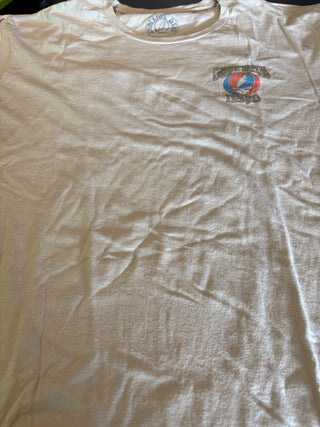 Grateful Dead SYR Bertha T-Shirt, Tan, L (Small Stain Under Front Logo, See Description)