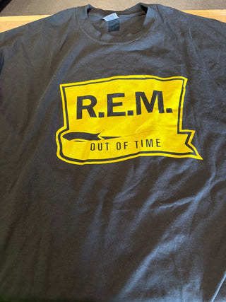 REM Out Of Time T-Shirt, Black, 2XL