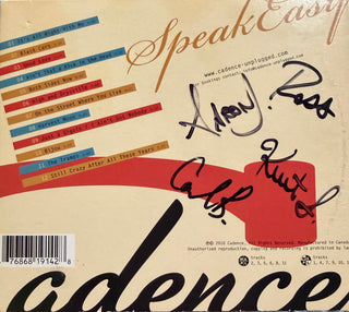 Cadence- Speak Easy (Signed)