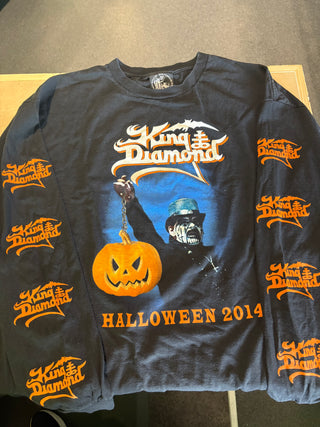 King Diamond Halloween 2014 Longsleeve T-Shirt, Black, 2XL