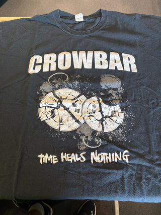 Crowbar Time Heals Nothing T-Shirt, Black, 2XL