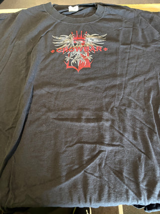 Crowbar Eagle Crest T-Shirt, Black, 2XL