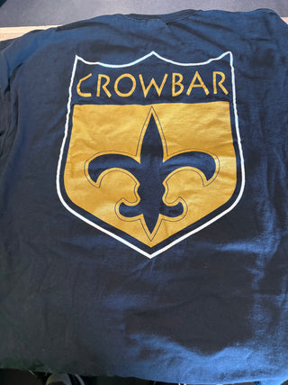 2005 Crowbar Logo Longsleeve T-Shirt, Black, 2XL