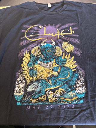 Clutch Live From The Doom Saloon 5/27/20 T-Shirt, Black, 3XL