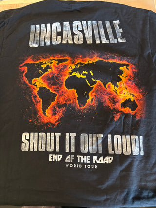 Kiss End Of The Road Uncasville T-Shirt, Black, M