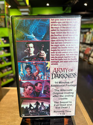 Evil Dead 3: Army Of Darkness (The Medieval Dead) (Unofficial PAL Region VHS)
