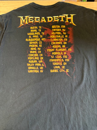 2024 Megadeth Pilot Vic T-Shirt, Black, 2XL