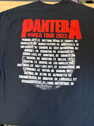 Pantera World Tour 2023 T-Shirt, Black, XL