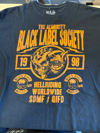 Black Label Society Worldwide Tour 2017/18 T-Shirt, Black, 2XL