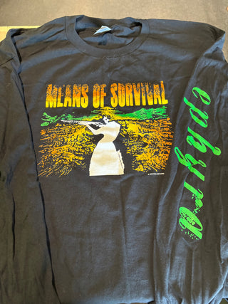 Means Of Survival Ephyra Longsleeve T-Shirt, Black, 3XL
