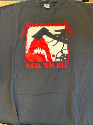 Hudson Horror Show 11 Reel Em All T-Shirt, Black, 2XL