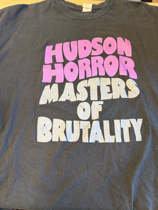 Hudson Horror Show XIV Masters Of Brutality T-Shirt, Black, 2XL