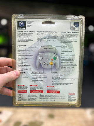 Platinum Wavebird Wireless Controller (In Original Box, Yellowing To Box, Priced Accordingly)