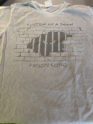 System Of A Down Prison Song T-Shirt, Grey, L