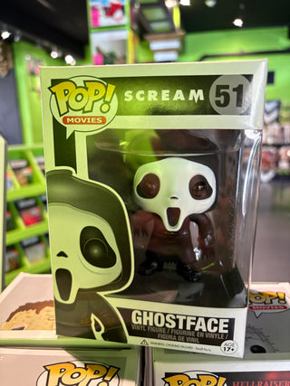 Funko POP Scream Ghostface (First Release "One Word" #51) (Light Creasing To Box)