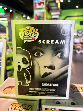 Funko POP Scream Ghostface (First Release "One Word" #51) (Light Creasing To Box)