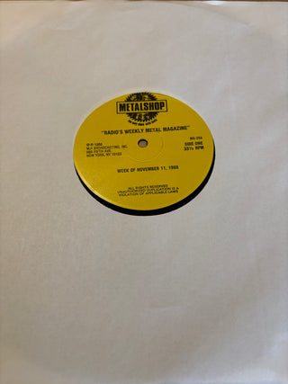 Metalshop- Radio's Weekly Metal Magazine: 11/11/1988 (ft Kiss Special, The Stooges, Led Zeppelin, AC/DC & More)(w/Cue Sheet) (Used Vinyl)