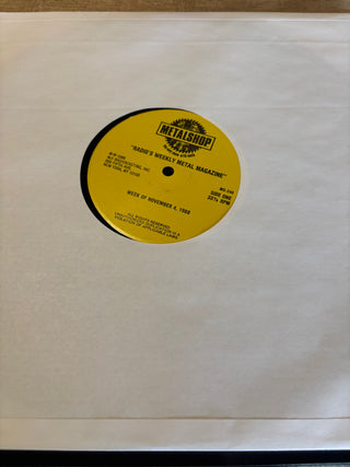 Metalshop- Radio's Weekly Metal Magazine: 11/4/1988 (ft Ozzy Osbourne, Helloween, Guns N Roses & More)(w/Cue Sheet) (Used Vinyl)