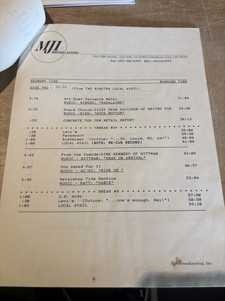 Metalshop- Radio's Weekly Metal Magazine: 10/28/1988 (ft Metallica, Ozzy Osbourne, Ratt & More)(w/Cue Sheet)