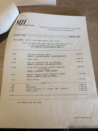 Metalshop- Radio's Weekly Metal Magazine: 10/28/1988 (ft Metallica, Ozzy Osbourne, Ratt & More)(w/Cue Sheet)