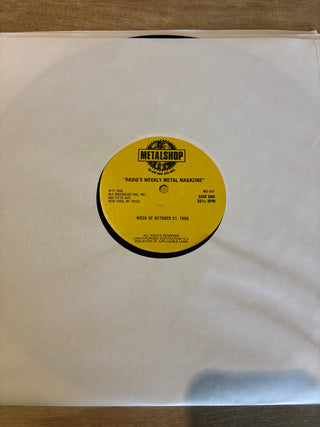 Metalshop- Radio's Weekly Metal Magazine: 10/21/1988 (ft Cinderella, Guns N Roses, Kiss & More)(w/Cue Sheet) (Used Vinyl)