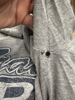 1999 Grateful Dead Baseball Style T-Shirt, Grey, XL (1x Small Armpit Hole,  2x Small Holes Near Collar)