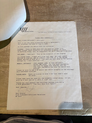 Metalshop- Radio's Weekly Metal Magazine: 6/3/1988 (ft  Vinnie Vincent Invasion, White Lion, King Diamond & More)(w/Cue Sheet)