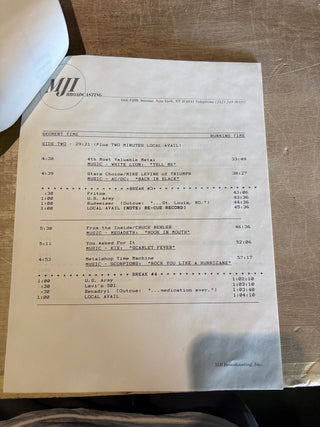 Metalshop- Radio's Weekly Metal Magazine: 6/3/1988 (ft  Vinnie Vincent Invasion, White Lion, King Diamond & More)(w/Cue Sheet)