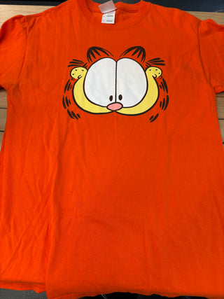 Garfield Face T-Shirt, Orange, M