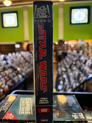 Star Wars (1982 Video Rental Library 20th Century Fox Edition) (Original Clamshell Case Deteriorations, Priced Accordingy)