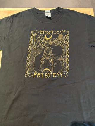 Mystic Priestess Spell T-Shirt, Black, S