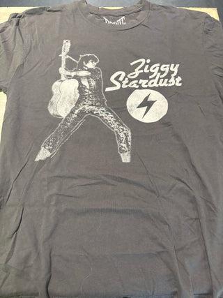 David Bowie Ziggy Stardust T-Shirt, Gray, S