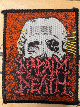Vintage Napalm Death Patch, Orange